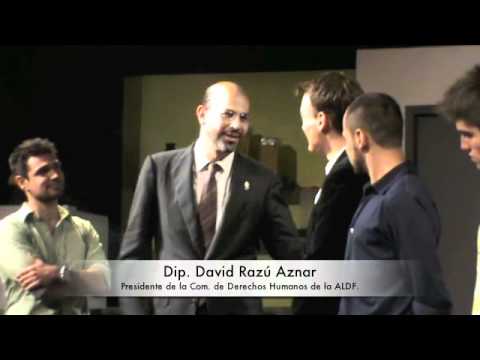 Dip. David Raz Aznar, padrino de la obra "El ltimo...