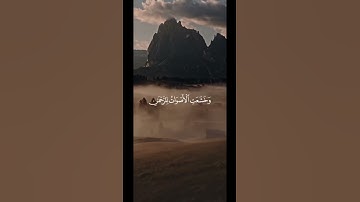 وخشعت الاصوات للرحمن - تلاوة خاشعة بصوت الشيخ ياسر الدوسري .