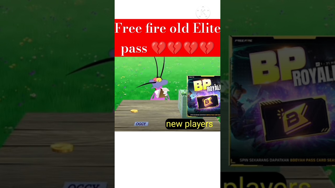 free fire old Elite pass 💔💔💔 