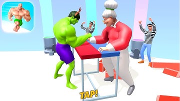 Muscle Rush 💇‍♀️👠  All Levels Walkthrough iOS, Android New Game Update Max Level 122 - 123