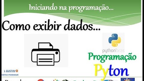 Como atribuir e printar o valor de uma variável na tela em Python?
