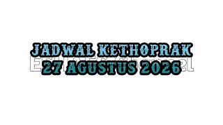 Today's Kethoprak Schedule: Thursday, August 27, 2026