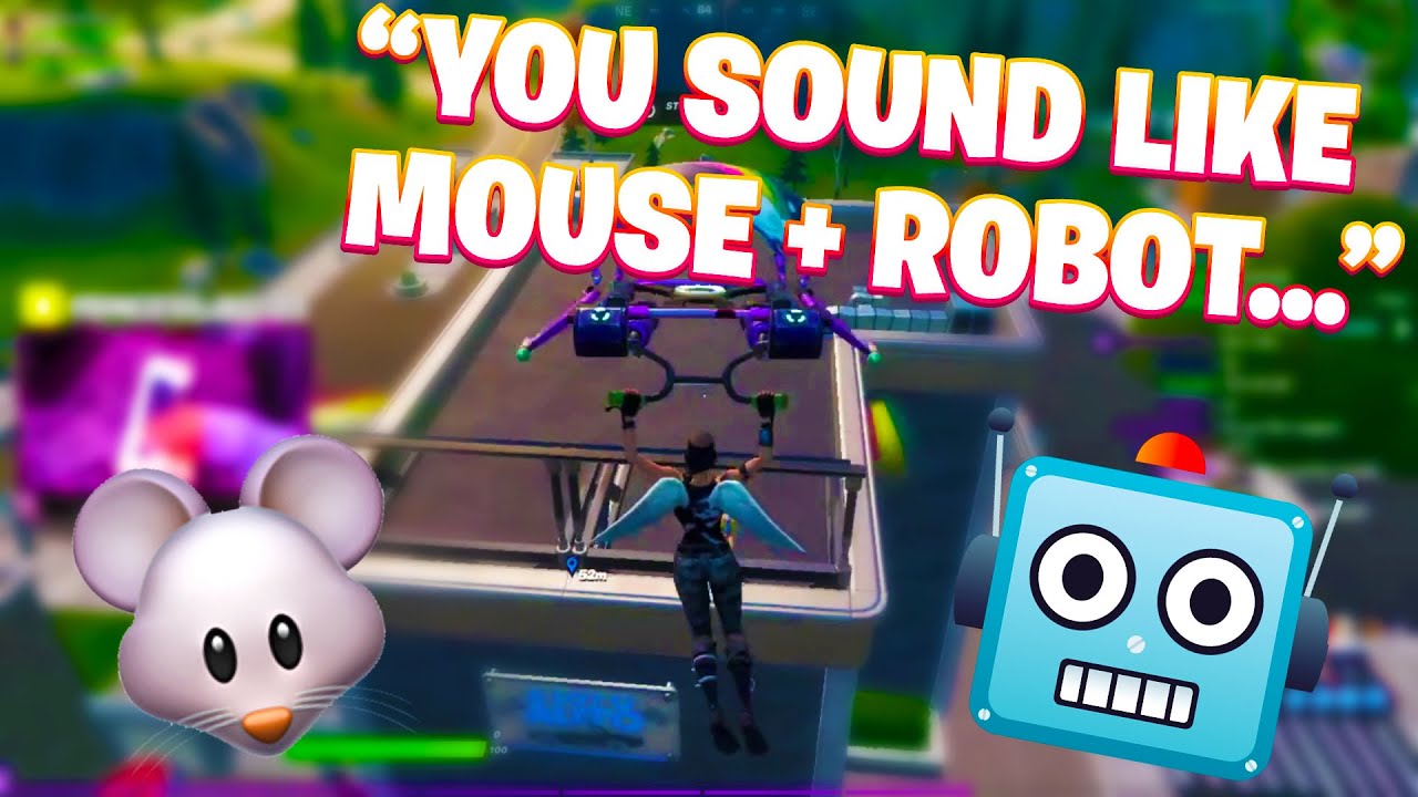 he said i sound like...