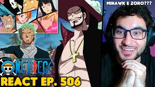 CHAPÉUS DE PALHA DESCOBREM SOBRE O LUFFY!!! React One Piece EP. 506