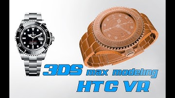 3ds Max- Tutorial- Model Watch rolex -p1
