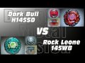 Dark bull h145sd vs rock leone 145wb  amvbb beyblade battle