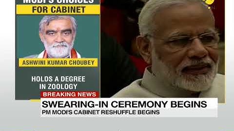 Watch new cabinet ministers take oath at Rashtrapati Bhawan