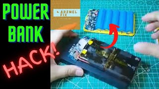 Powerbank Hack - Battery Replacement Li-Ion To Li-Polymer Type