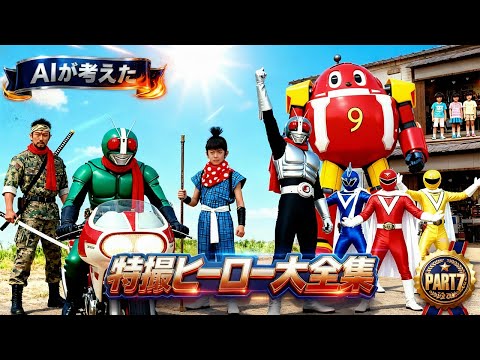 AI Tokusatu Japanese Hero Collection PART 7 1979-82 #Tokusatu