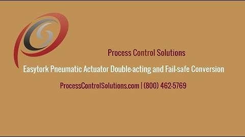 Easytork Pneumatic Actuator Double-acting and Fail-safe Conversion