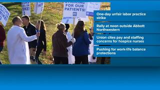 Hospice workers strike at Allina Health