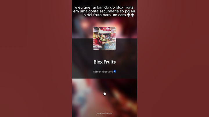 fui banido do blox fruits pq eu nao dei fruta para um blud💀💀