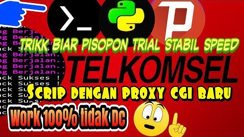Telkomsel Opok via Qpython Termux Trik Triall psipon Speed Stabil
