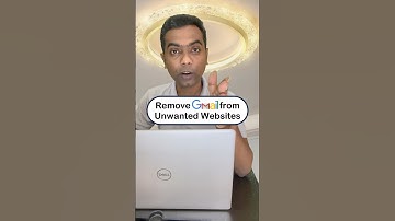 Remove gmail from unwanted websites and apps 😱😱  #gmail #google #shorts