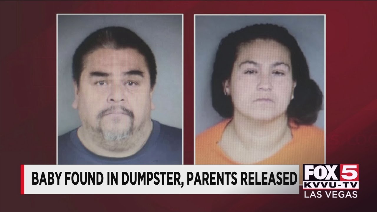 Parents released from jail in baby dumpster case - YouTube