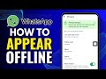 How To Appear Offline On WhatsApp (Even When Online) [2024]