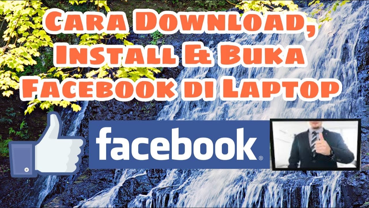 Cara download & install aplikasi facebook di Laptop YouTube
