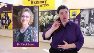 Deaf HERstory Curatorial Statement in ASL