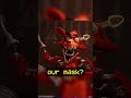 How Does Foxy See Through Your Mask? #fnaf #fivenightsatfreddys