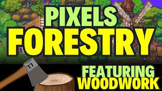 WOODWORK and FORESTRY in Pixels Game How to be a WOOD MASTER screenshot 5