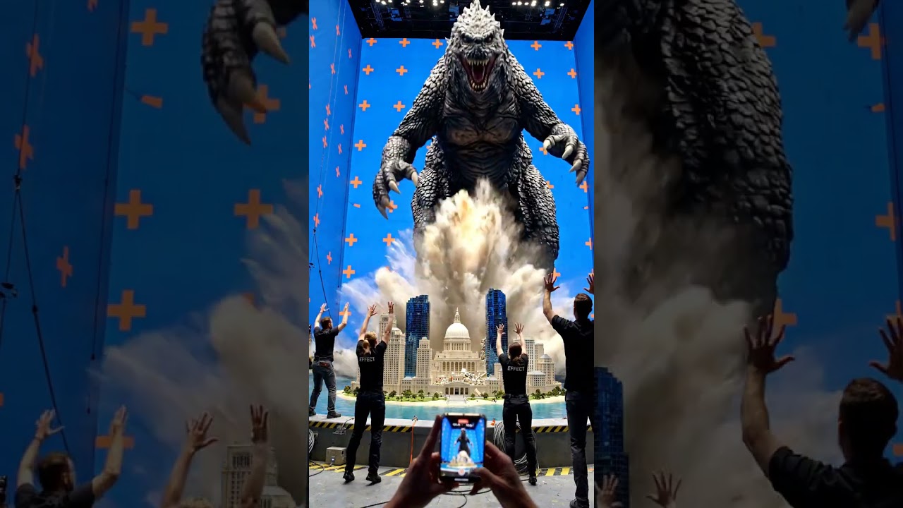 How They Shoot Giant Monster Attacks In Movies