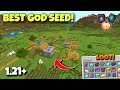 🔥BEST GOD SEED For Minecraft 1.21 Bedrock And PE | Seed Minecraft 1.21 | Minecraft Seeds