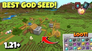 🔥BEST GOD SEED For Minecraft 1.21 Bedrock And PE | Seed Minecraft 1.21 | Minecraft Seeds