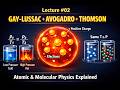 Atomic & Molecular Physics Lecture #2 | Gay-Lussac’s, Avogadro’s Law & Plum Pudding Model Explained