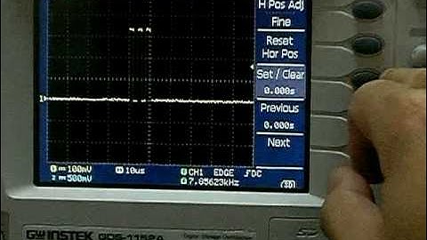 GW Instek GDS-1000A series new feature- Faster Turning that horizontal position & Time Mark function