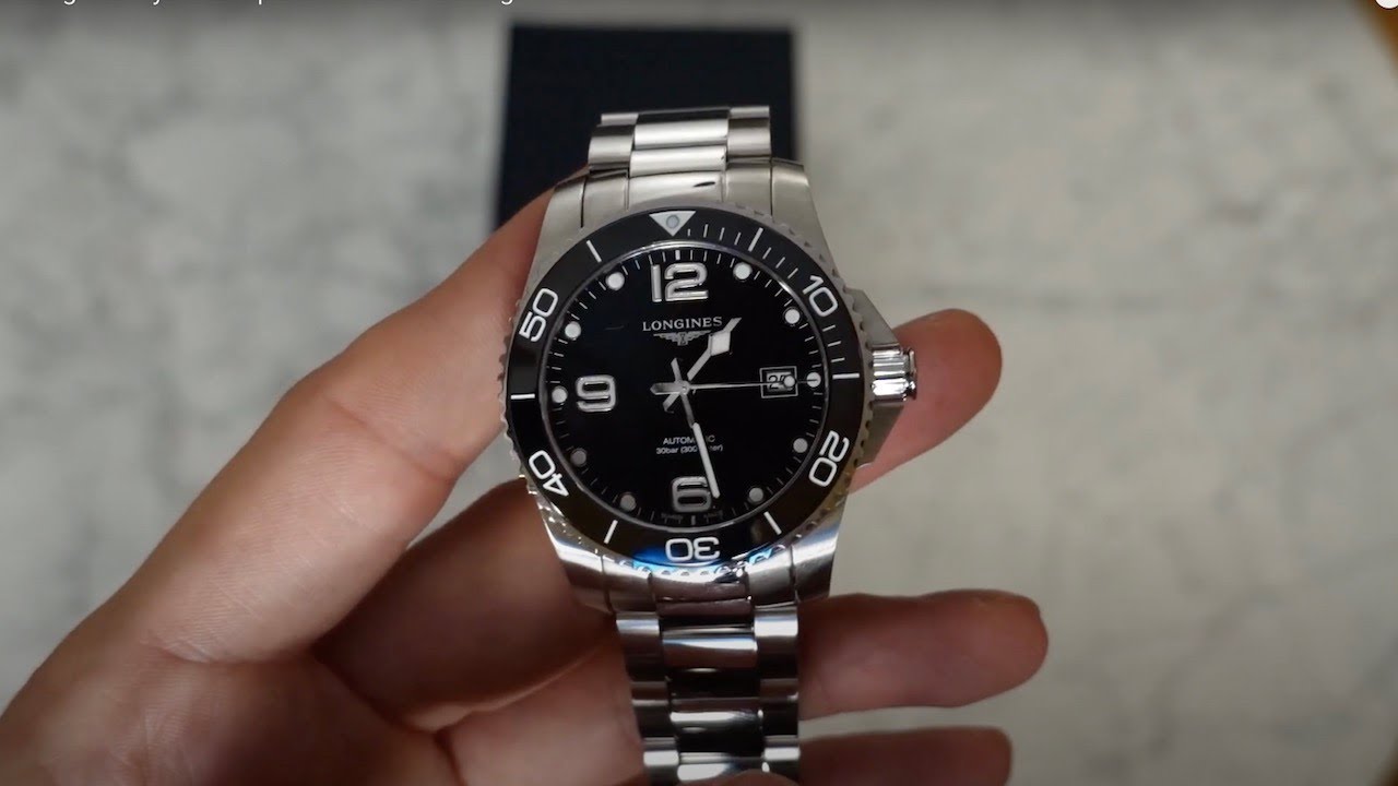 Longines Hydroconquest 41mm unboxing - YouTube