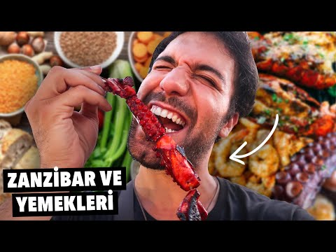 ZANZİBAR'da MANYAK Sokak Yemekleri (Acı Ahtapot) - Tanzanya