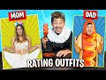 Our Son Rates Our CRINGE HALLOWEEN OUTFITS!! (Hilarious) 😂