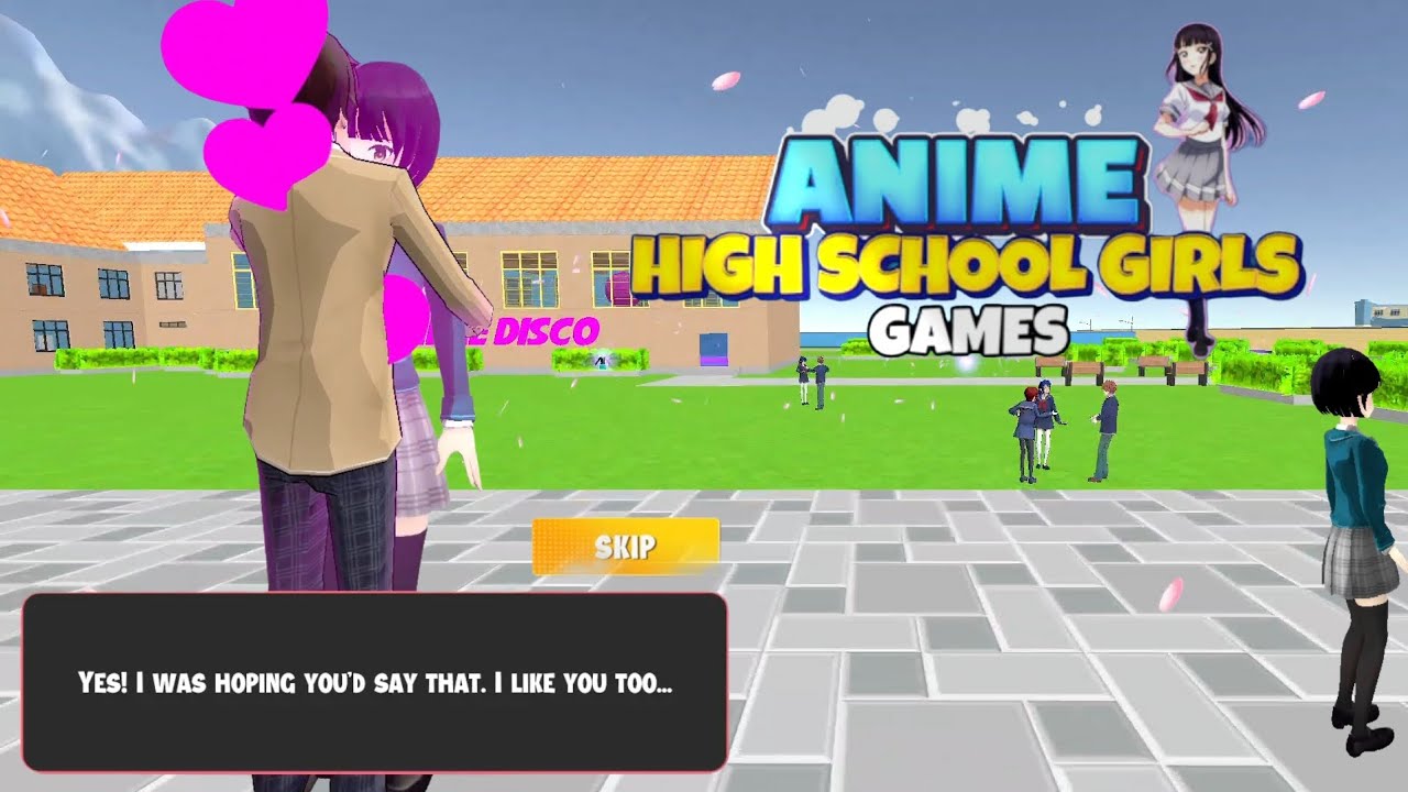 Campus life 🤍 || Love challenges || Story mode completed || Anime High School Girls || Part 2