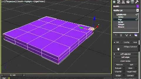 Tutorial 3dsMax -- Create a pillow in 3dsmax using the Cloth modifier -- PART1