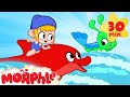 Mila & Morphle the dolphin play with Aqually - My Magic Pet Morphle | Cartoons For Kids | BRAND NEW