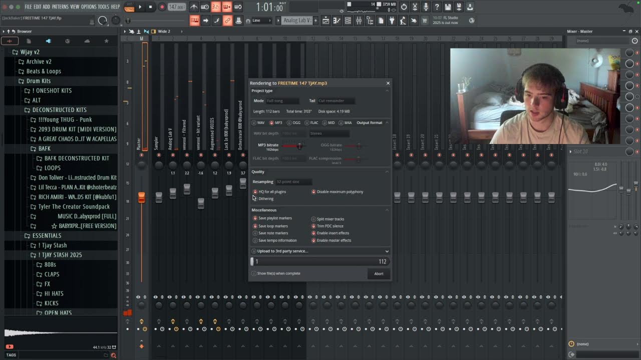 MAKING BEATS FROM SCRATCH | Fl Studio Cookup 7.11.25 - YouTube