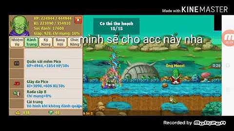 Cho nick ngọc rồng có bông tai cực vip