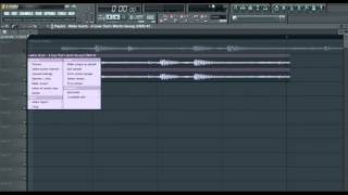 How to stretch samples/ chops tutorial FL Studio