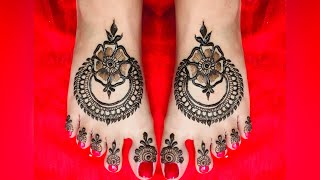 Beautiful Feet Mehndi Design 2020|Latest Foot Mehndi Design|Simple & Easy Leg Mehndi Design For Teej