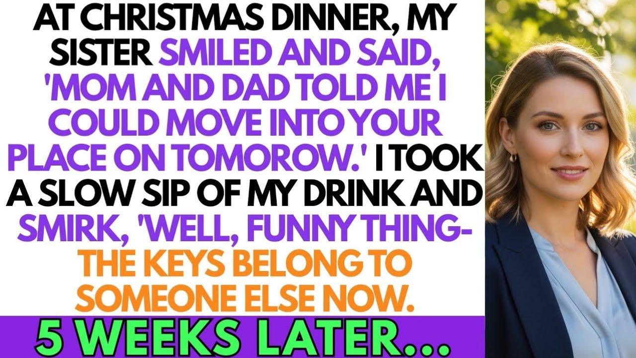 Christmas Dinner Was Quiet Until My Sister Said She Was Moving In