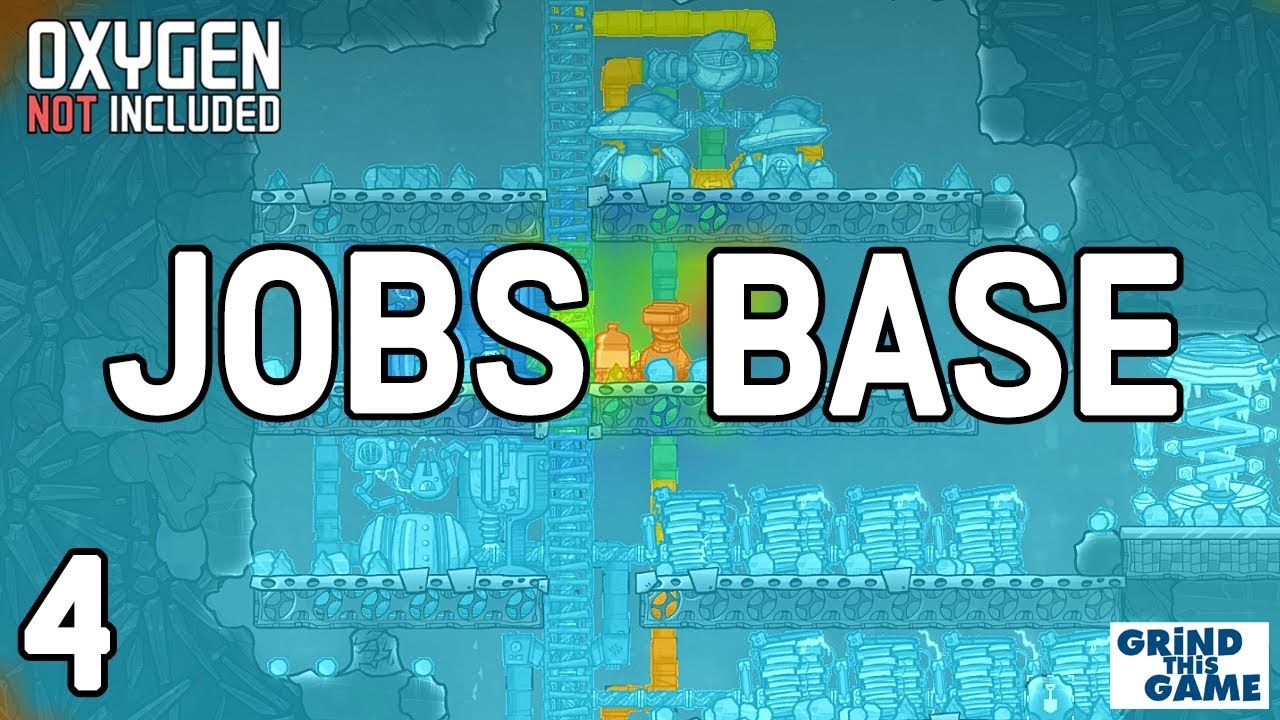 Oxygen Not Included Occupational Upgrade Base 4 (JOBS, HATS