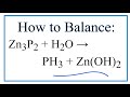 Balancing Chemical Equations Concepts