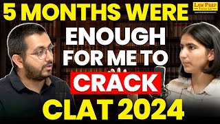 CLAT 2024 Topper Kritika | CLAT Strategy and Journey | CLAT Topper's Interview | CLAT 2025