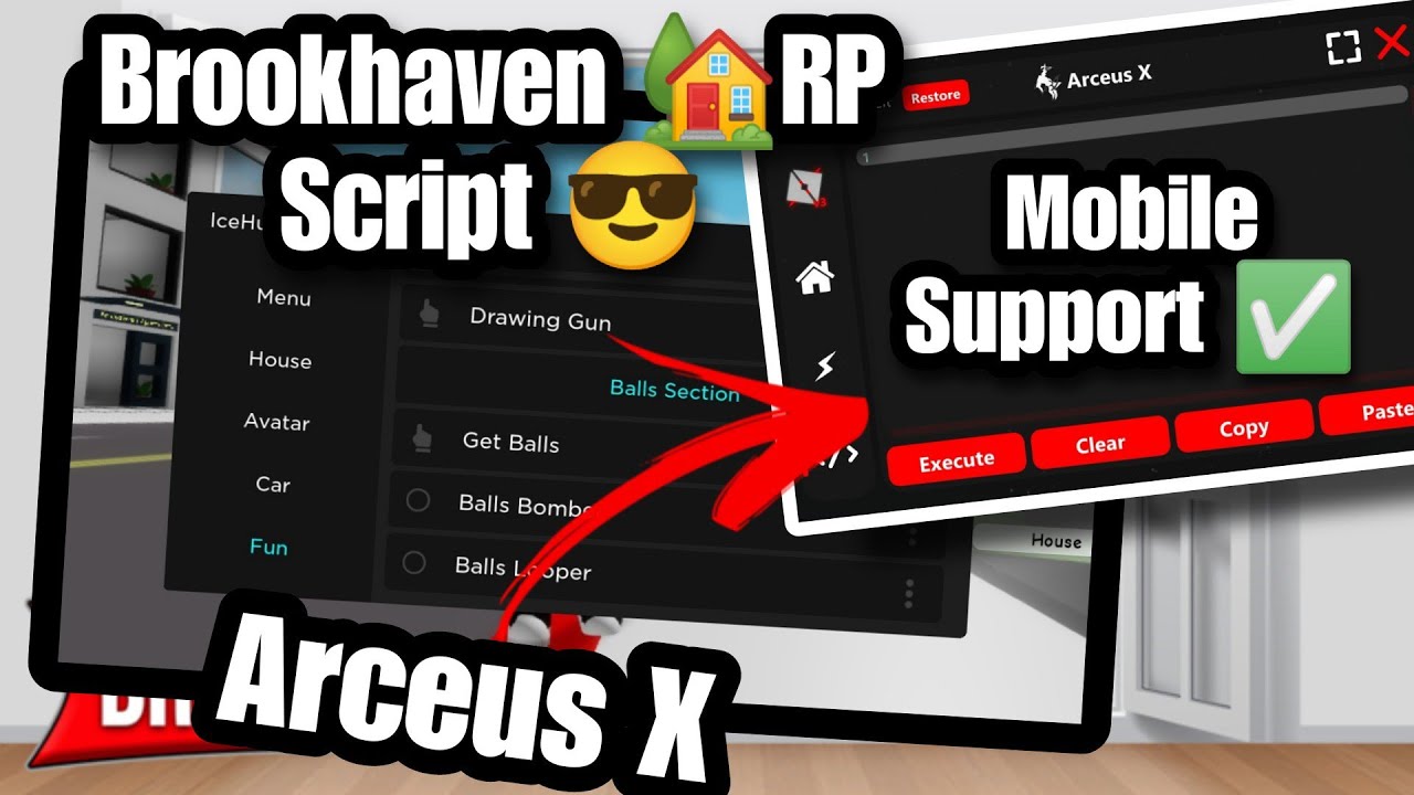 LANÇOU O MELHOR SCRIPT PARA BROOKHAVEN 🏡RP (mobile e pc) 