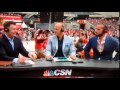 WWE CM Punk Analyst Chicago Blackhawks Rally mentions WWE 6-18-2015 @ Soldier Field Part 2 CSN Chi