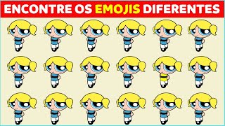 Encontre o EMOJI DIFERENTE - Nível Fácil, Médio e Difícil /ENCONTRE O DIFERENTE /ACHE OS ERROS