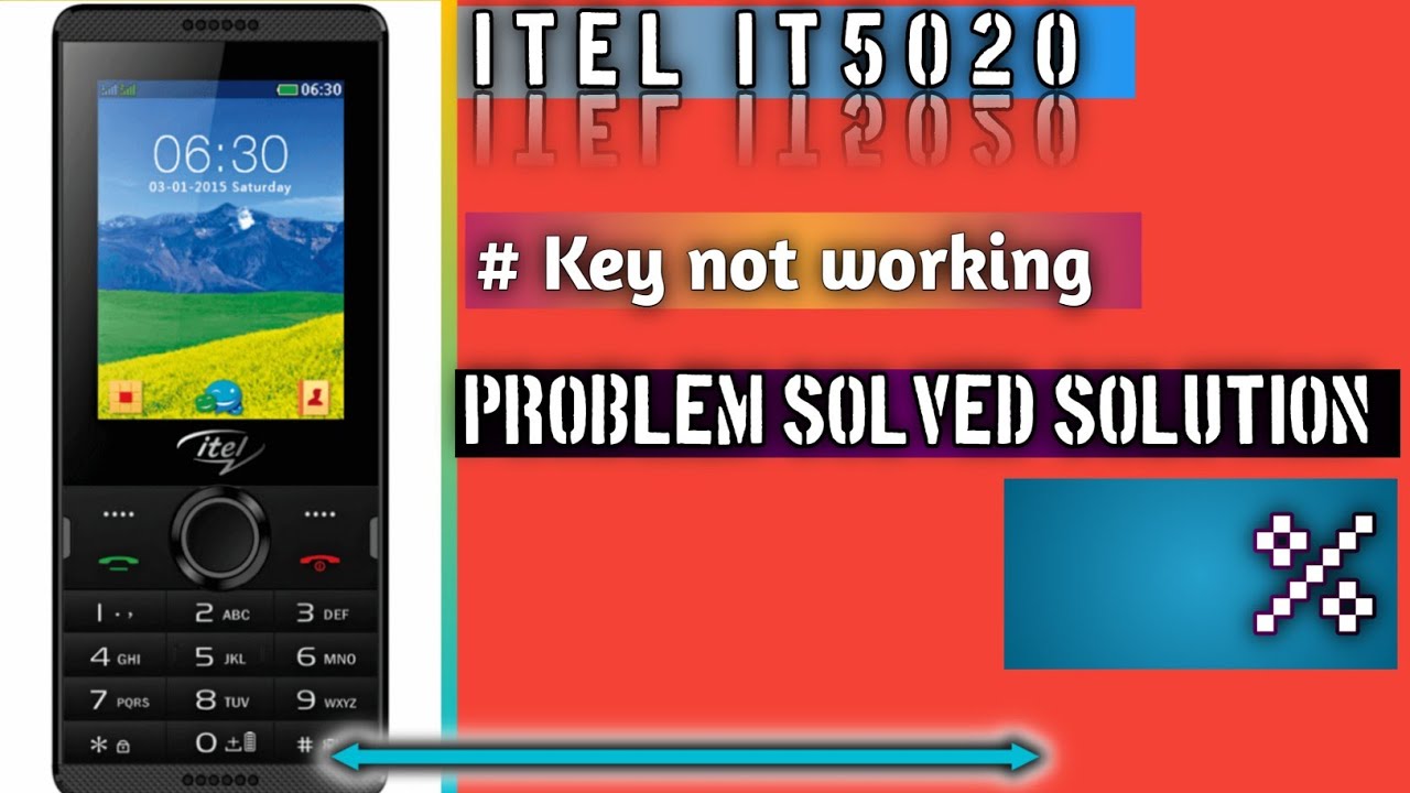 Itel -it5020 # key not working problem solved 1000% working video