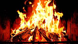 Cozy Fireplace 4K (12 HOURS). Fireplace with Crackling Fire Sounds. Fireplace Ambience