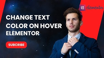 Change text color on hover elementor free