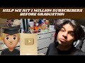 PLEASE HELP ME HIT 1 MILLION SUBSCRIBERS BEFORE I GRADUATE HIGH SCHOOL 🎓🧑🏾‍🎓